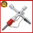 1pc 5 In 1 Universal Cross Square Triangle Train Electrical Cabinet Elevator Key