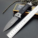 Knife 8CR14Mov Titanium Coating Blade G10 Handle Pocket Survival Knifes Hunting