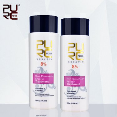 2 pcs 100ml 8% formalin keratin hair treatment hot sale Keratin straightening