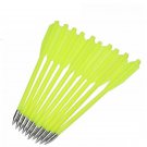 12pcs/lot Bright Crossbows Arrow Cobra Bolts Target 50-80lb Green Archery Arrows