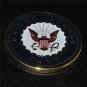 2PCS NAVY ARMOR OF GOD HIGH RELIEF USA MADE GOLD CHALLENGE COIN, Free shipping