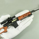 NEW 1:3.5 Assemble SVD Gun Model Can not Shoot DIY Gun Metal Alloy Gun Toy Gift