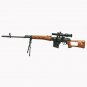 NEW 1:3.5 Assemble SVD Gun Model Can not Shoot DIY Gun Metal Alloy Gun Toy Gift