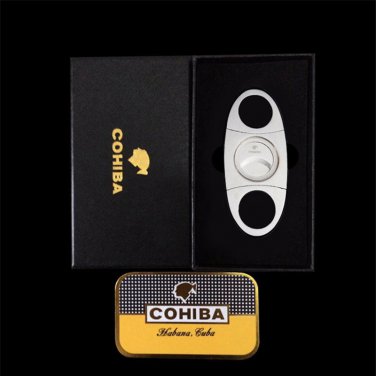 New Cigars cutter COHIBA scissors 304 stainless steel cigar knife cigar scissors