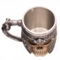 1Piece Resin Skull Mug Tankard Striking Skull Warrior Tankard Viking Skull Beer