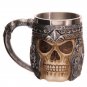 1Piece Resin Skull Mug Tankard Striking Skull Warrior Tankard Viking Skull Beer