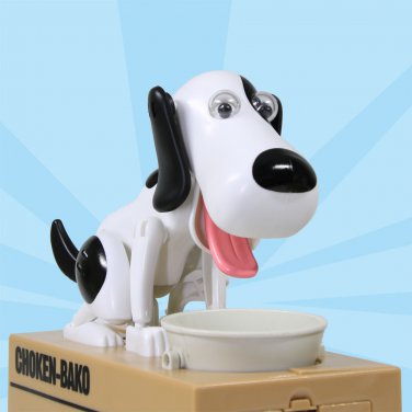 1Piece Cutest Choken Bako Robotic Dog Bank Doggy Coin Bank Canine Money Box