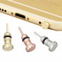 2 in 1 Sim Card Tray Eject Pin Tool & 3.5mm Earphone Jack Phone Metl Dust Plug