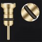 2 in 1 Sim Card Tray Eject Pin Tool & 3.5mm Earphone Jack Phone Metl Dust Plug