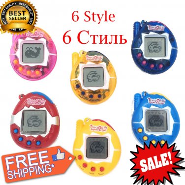 6 PCS Tamagotchi Electronic Pets Toys 90S Nostalgic 49 Pets Hot Free shipping