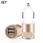 Car Charger IST Universal Mini Dual USB Charger For iPhone 6s 6 Plus 5 5s 7