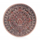 The Mayan Aztec Long Count Calendar Red Bronze Commemorative Coin Art Collection