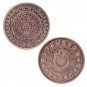 The Mayan Aztec Long Count Calendar Red Bronze Commemorative Coin Art Collection