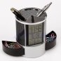 Desk Mesh Pen Pencil Holder Office Supplies Multifunctional Digital LED Pens
