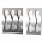 Stainless Steel Wall Mount Toothbrush Holder 3/2 Hook Self-Adhesive Tooth Brush