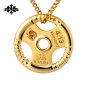 Weight Plate Barbell Dumbbell Pendant Weightlifting Bodybuilding Fitness