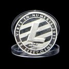 New hot 1 OZ Silver Plated LTC Litecoin Vires in Numeris Medallion Coin