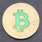 1pcs Commemorative Coins Gold Plated Bitcoin Coin Collectible BTC Coin Art Gift