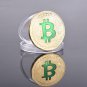 1pcs Commemorative Coins Gold Plated Bitcoin Coin Collectible BTC Coin Art Gift