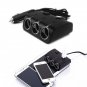 Car Cigarette Lighter Splitter Hub Dual USB Ports Charger 12v Car Cigar Lighter