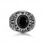 Stainless Steel ARMY Rings For Men With CZ Stone Four Color 7-13 Size
