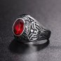 Stainless Steel ARMY Rings For Men With CZ Stone Four Color 7-13 Size