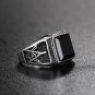 Masons Stainless Steel Men Ring In God-Color Plated Top Quality Tatinu size 7-12