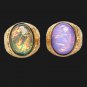 High Quality 316L Stailess Steel Opal Rings In Gold-Color Plated size 7-12