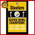 NEW Pittsburgh Steelers Champions Flag 3ft x 5ft Polyester flag 100D polyester