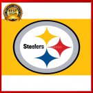 Pittsburgh Steelers car flag 12x18inches double sided 100D Polyester 30x45cm
