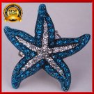 Starfish stretch ring summer fashion jewelry gifts for women