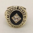 1968 Detroit Tigers Baseball Zinc Alloy Custom Sports Championship Ring