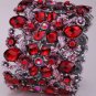 Flower floral stretch wide bracelet for women summer cute cuff fashion wedding
