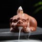 Creative Purple Smoke Backflow Cone Incense Burner Lucky Brave Troops Censer