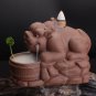 Creative Purple Smoke Backflow Cone Incense Burner Lucky Brave Troops Censer