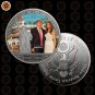 1 Pc Gold President US Donald Trump Gold Plated Coin USA Trump Tower