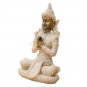 Sand Stone Meditation Buddha Statue Hand Carved Wealth Artist Luck Hindu #4