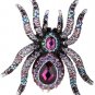 Spider stretch ring halloween animal jewelry gifts for women girls kids