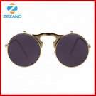 Designer steam punk Metal OCULOS de sol women COATING SUNGLASSES Men Retro
