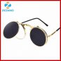 Designer steam punk Metal OCULOS de sol women COATING SUNGLASSES Men Retro