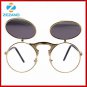 Designer steam punk Metal OCULOS de sol women COATING SUNGLASSES Men Retro