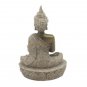 Hand Carved Meditation Buddha Seated Deity Luck Wealth Hindu Statue Decor