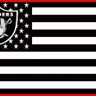 NEW Oakland Raiders Flag Black&White Color Star-Spangled Banners Flagswith Star