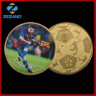 Hot New Lionel Messi Super Sports Star Fan Challenge 24k Pure Gold Coin