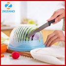 Salad Cutter Bowl Easy Salad Maker Tools Fruit Vegetable Chopper Kitchen Tool