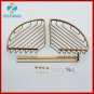 Wall Mounted Antique Finish NEW Aluminum Vintage Bathroom Shower Shampoo Shelf!