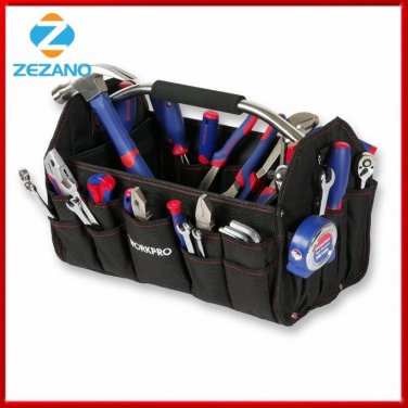 16" 600D Foldable Tool Bag Shoulder Bag Handbag Tool Organizer Storage Bag