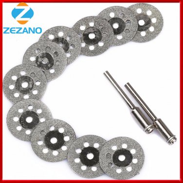 10Pcs 22mm Rotary Tool Accessory Diamond Cut Off Wheel Disc Fits Proxxon Dremel
