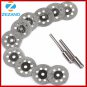 10Pcs 22mm Rotary Tool Accessory Diamond Cut Off Wheel Disc Fits Proxxon Dremel