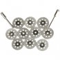 10Pcs 22mm Rotary Tool Accessory Diamond Cut Off Wheel Disc Fits Proxxon Dremel